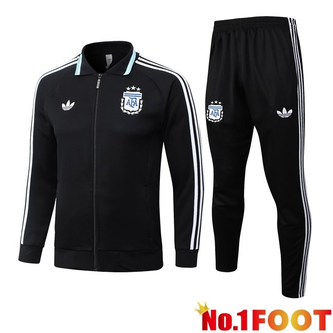 Argentina kit Training Tracksuit - Training Jacket Black 2026/2027