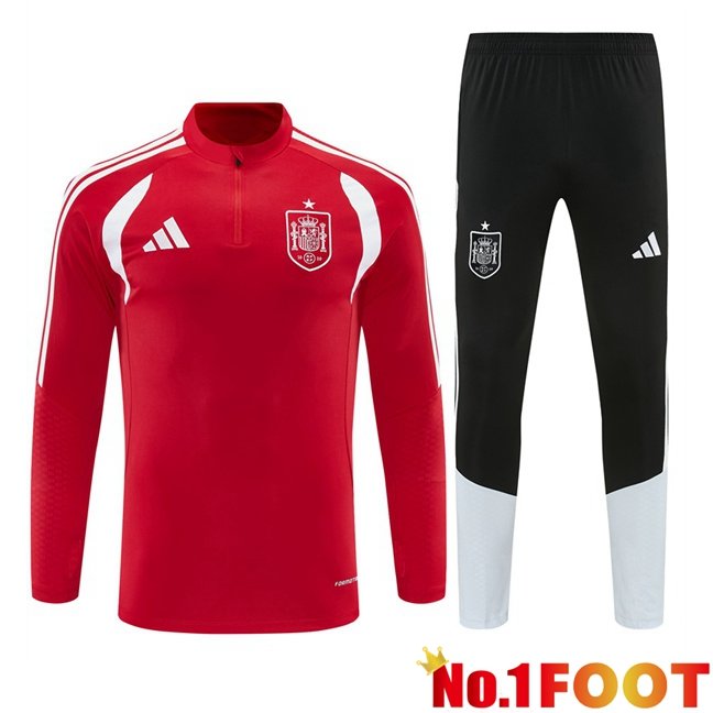 Spain kit Training Tracksuit Red 2026/2027