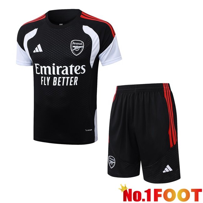 Arsenal kit Training T Shirt + Shorts Black 2026/2027