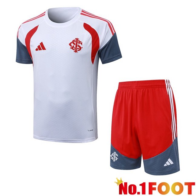 SC Internacional kit Training T Shirt + Shorts White 2026/2027