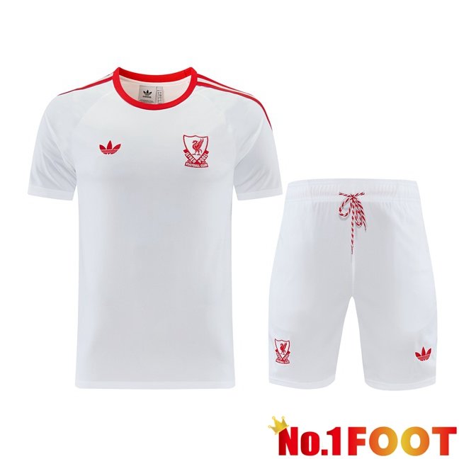 FC Liverpool kit Training T Shirt + Shorts White 2026/2027