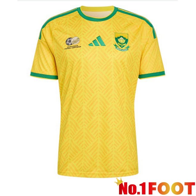 South Africa Home Soccer Jersey Yellow World Cup 2026