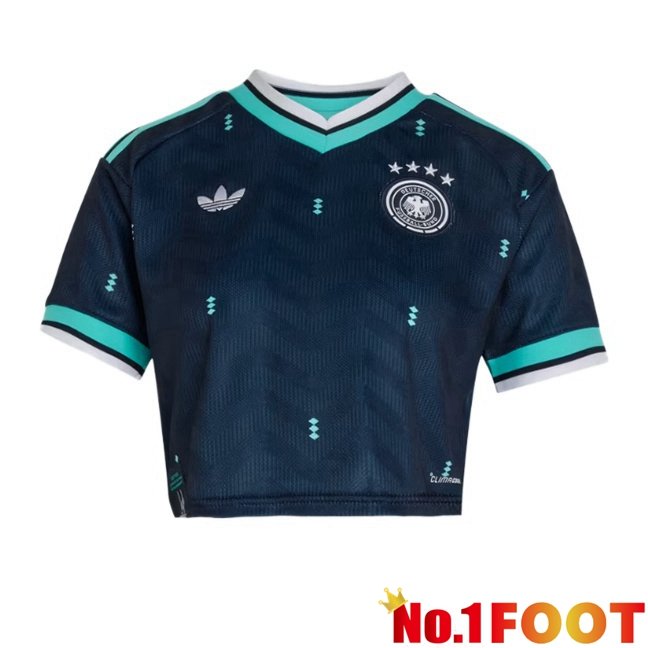 Germany Court Women Away Soccer Jersey Blue Royal World Cup 2026