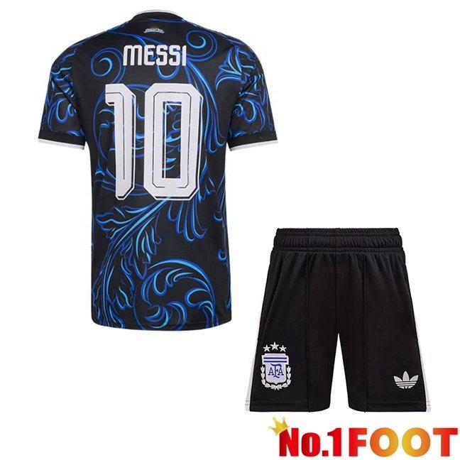 Argentina (MESSI 10) Kids Away Soccer Jersey Blue Royal World Cup 2026