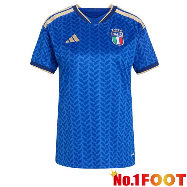 Italy Women Home Soccer Jersey Blue World Cup 2026