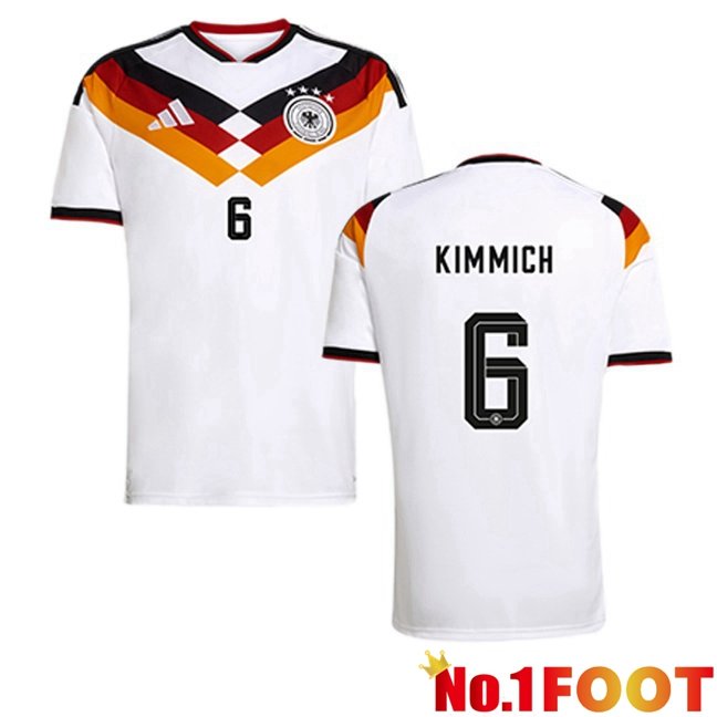 Germany (KIMMICH 6) Home Soccer Jersey White World Cup 2026
