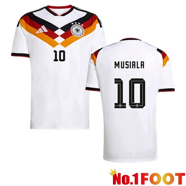 Germany (MUSIALA 10) Home Soccer Jersey White World Cup 2026