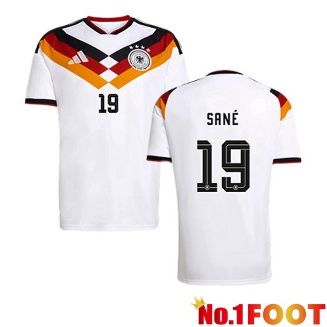 Germany (SANÉ 19) Home Soccer Jersey White World Cup 2026