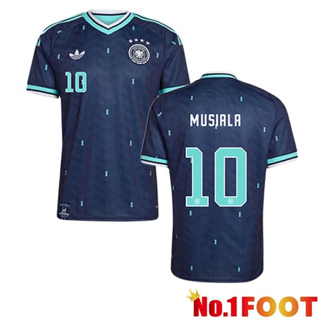 Germany (MUSIALA 10) Away Soccer Jersey Blue Royal World Cup 2026