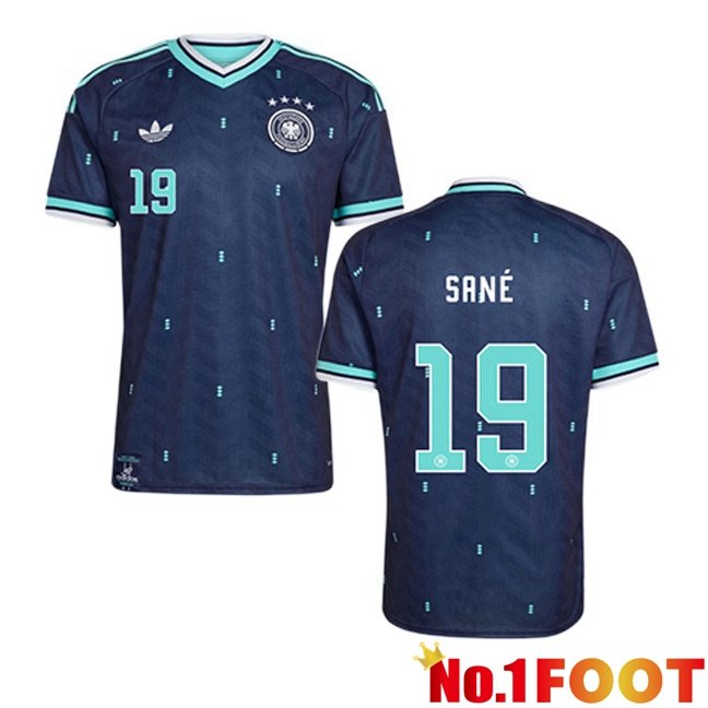 Germany (SANÉ 19) Away Soccer Jersey Blue Royal World Cup 2026