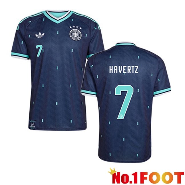 Germany (HAVERTZ 7) Away Soccer Jersey Blue Royal World Cup 2026