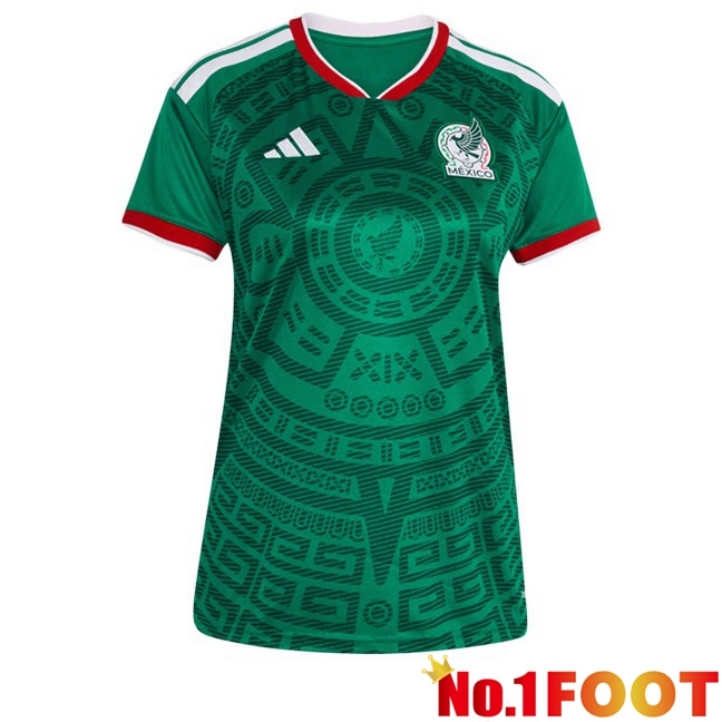 Mexico Women Home Soccer Jersey Green World Cup 2026