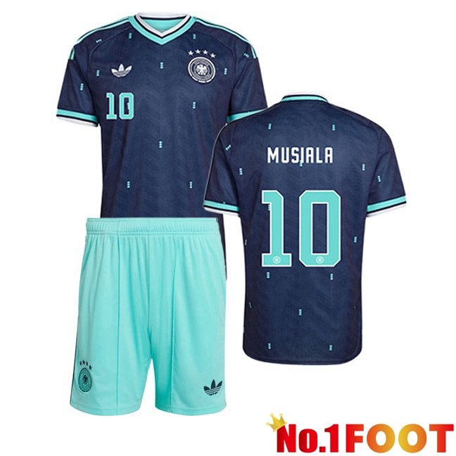 Germany (MUSIALA 10) Kids Away Soccer Jersey Blue Royal World Cup 2026