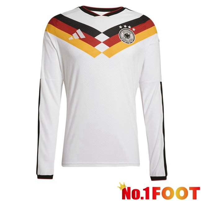 Germany Home Soccer Jersey Long sleeve White World Cup 2026