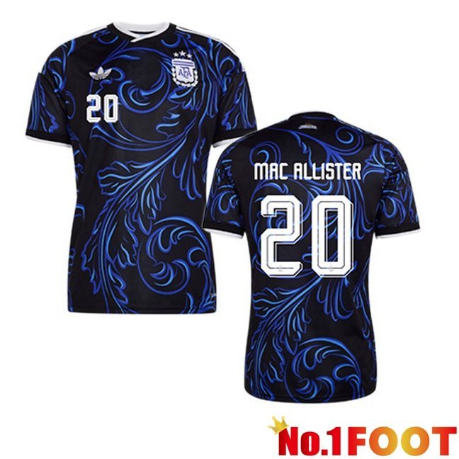 Argentina (MAC ALLISTER 20) Away Soccer Jersey Blue Royal World Cup 2026