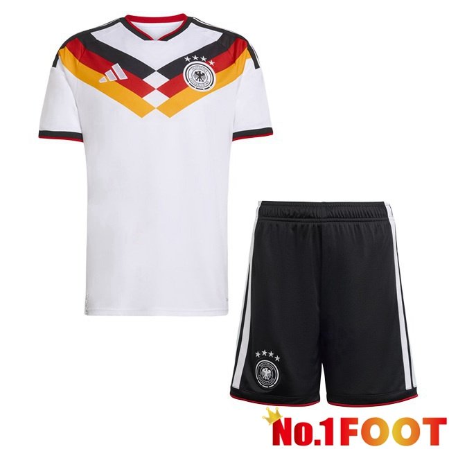 Germany Kids Home Soccer Jersey White World Cup 2026