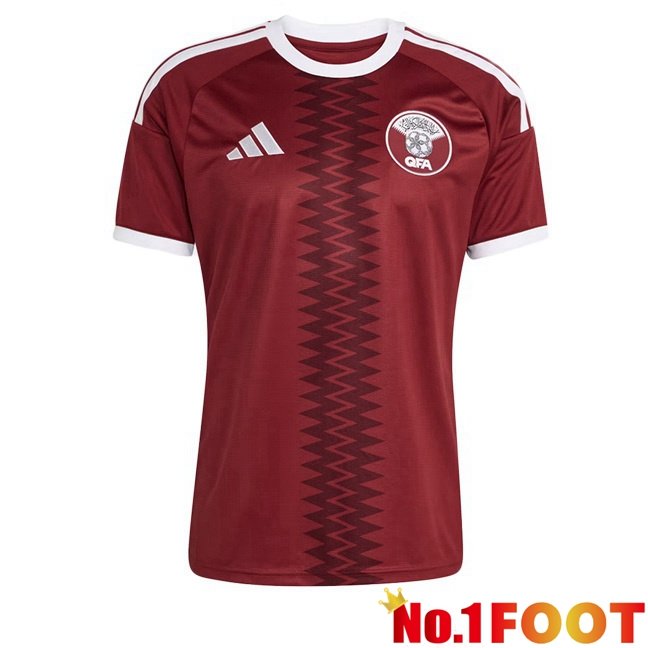 Qatar Home Soccer Jersey Brown World Cup 2026