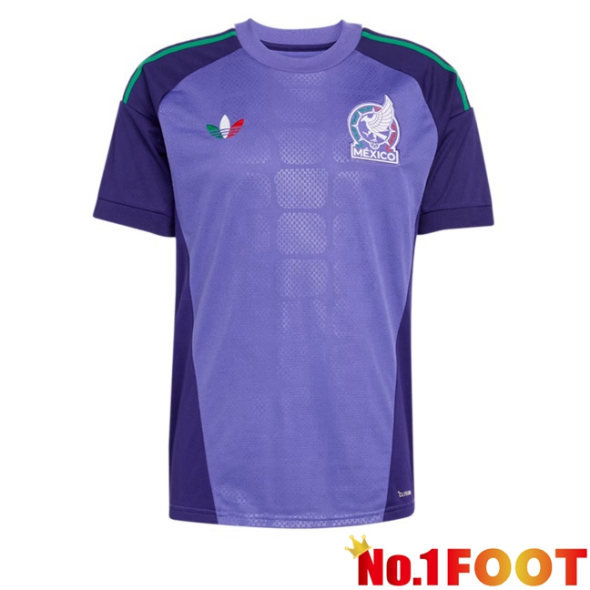 Mexico Goalkeeper Soccer Jersey Purple World Cup 2026