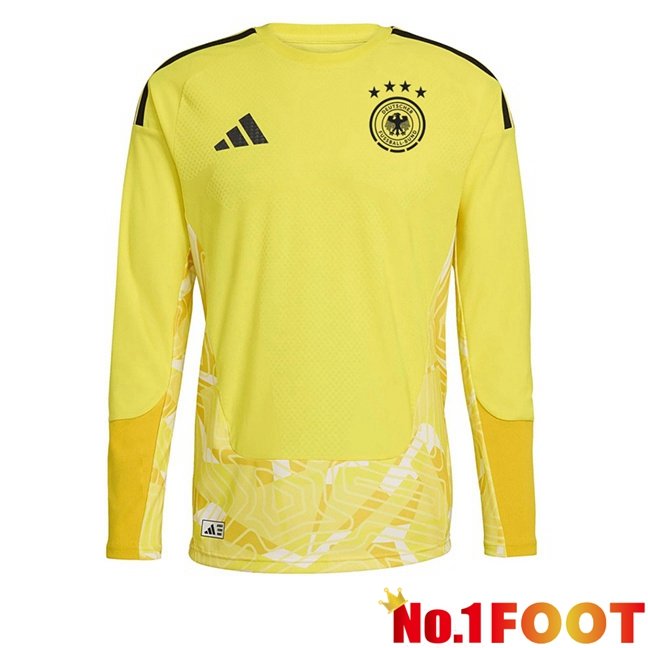 Germany Goalkeeper Soccer Jersey Long sleeve Yellow World Cup 2026