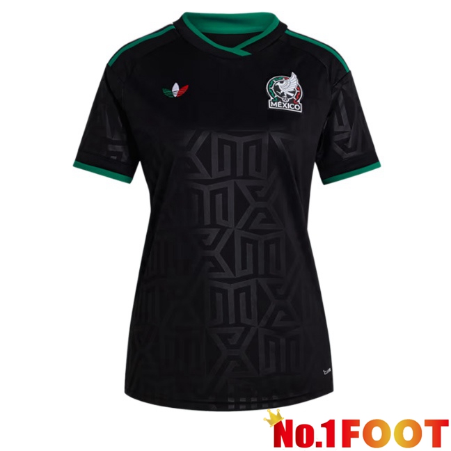 Mexico Women Third Soccer Jersey Black World Cup 2026
