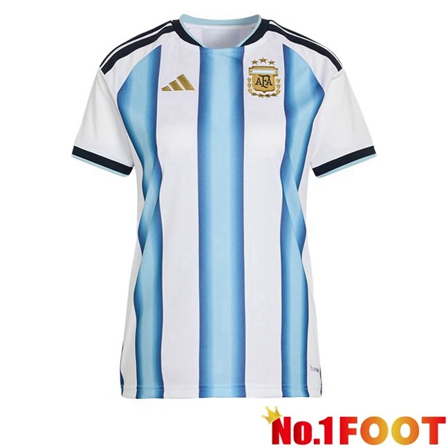 Argentina Women Home Soccer Jersey Blue White World Cup 2026