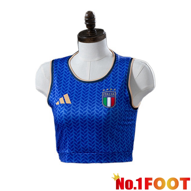 Italy Court Women Home Soccer Jersey Blue World Cup 2026