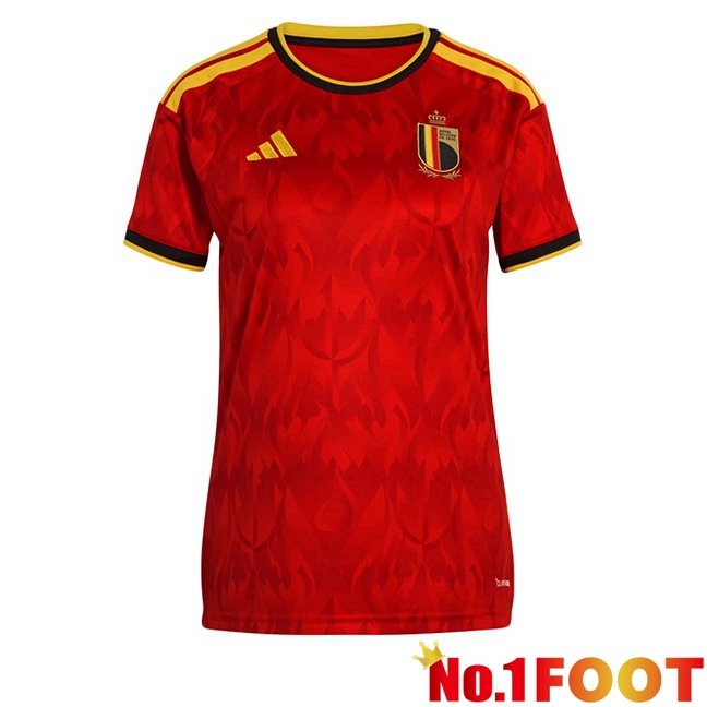 Belgium Women Home Soccer Jersey Red World Cup 2026