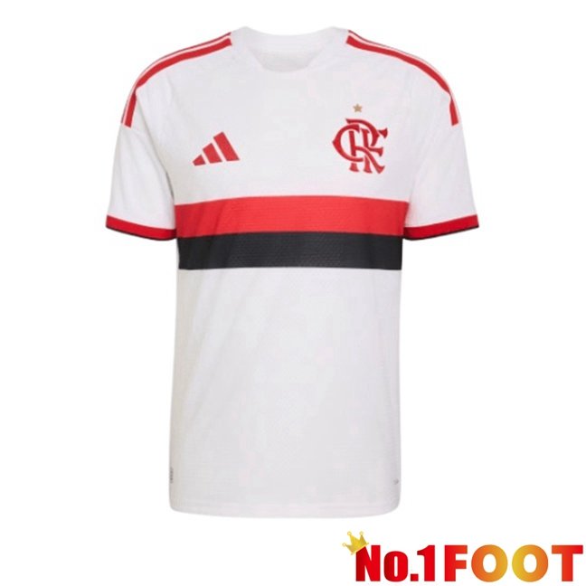 Flamengo Away Soccer Jersey White 2026/2027