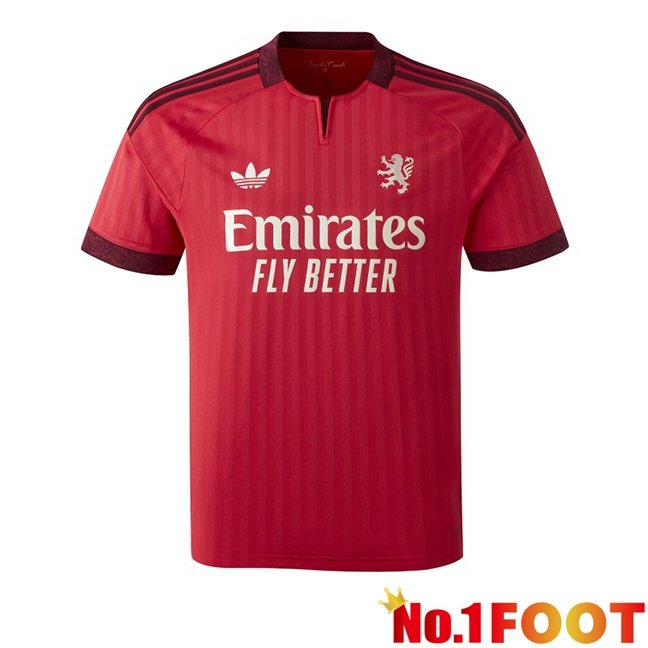 lyon OL Away Soccer Jersey Red 2026/2027