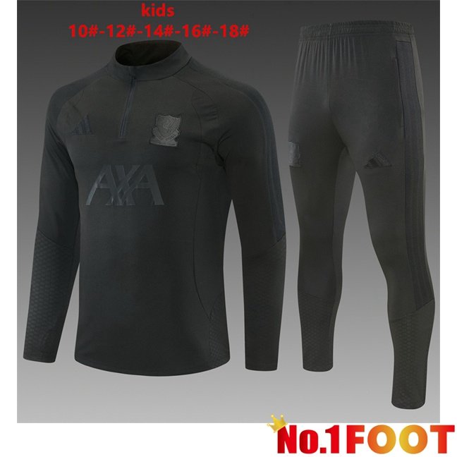 FC Liverpool Kids kit Training Tracksuit Black 2026/2027