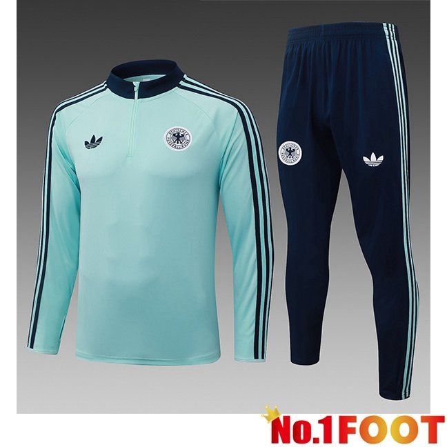 Germany Kids kit Training Tracksuit Green 2026/2027