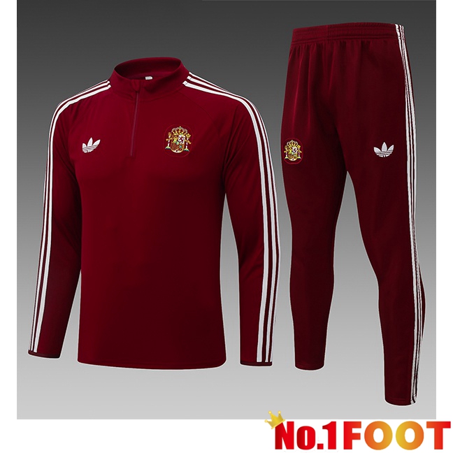 Spain Kids kit Training Tracksuit Red 2026/2027