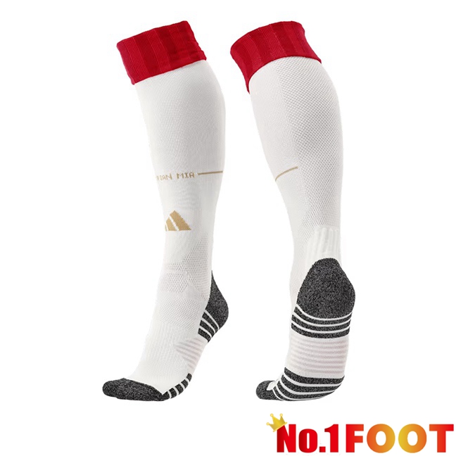 Bayern Munich Home Soccer Socks White 2026/2027