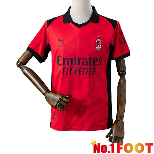 AC Milan Slam Jam Soccer Jersey Edition Red 2026/2027