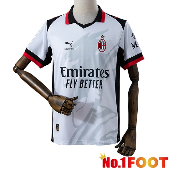 AC Milan Slam Jam Soccer Jersey Edition White 2026/2027