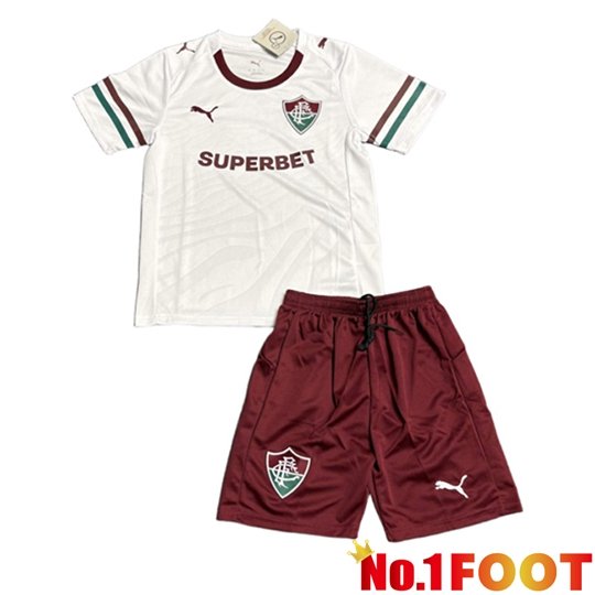 Fluminense Kids Away Soccer Jersey 2026/2027
