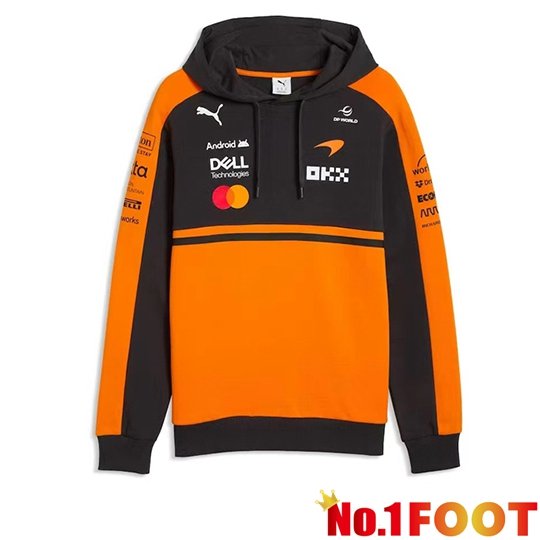 McLaren Sweatshirt Capuche F1 Team Orange/Black 2026
