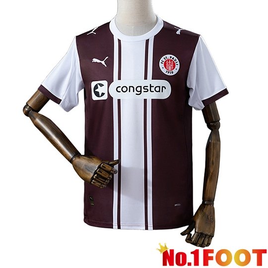 St Pauli Soccer Jersey Special Edition White/Brown 2026/2027