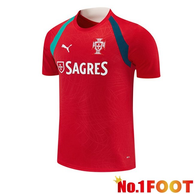 Portugal Training T Shirt Red 2026/2027