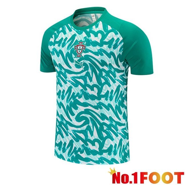 Portugal Training T Shirt Green 2026/2027
