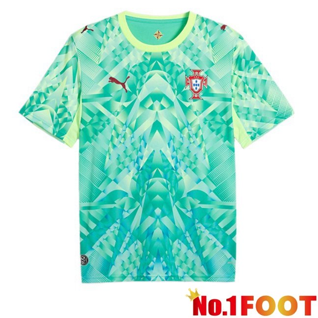 Portugal Goalkeeper Soccer Jersey Green World Cup 2026