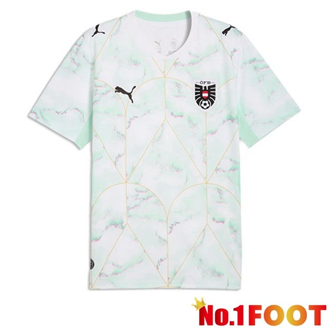 Austria Away Soccer Jersey White World Cup 2026
