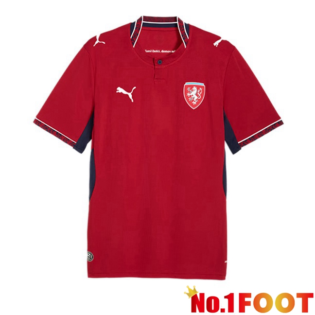 Czechia Home Soccer Jersey Red World Cup 2026