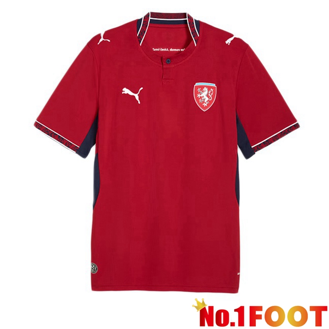 Czechia Home Soccer Jersey Red World Cup 2026