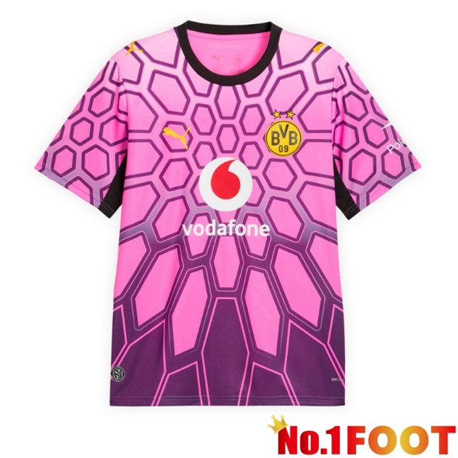 Dortmund BVB Goalkeeper Soccer Jersey Purple 2026/2027