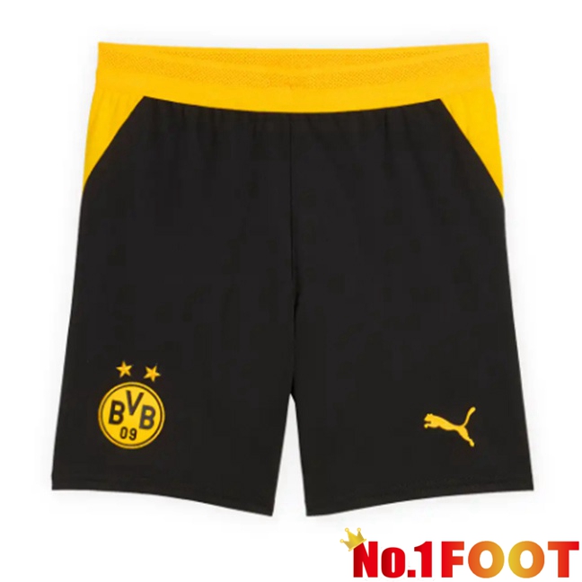 Dortmund BVB Home Soccer Shorts Black 2026/2027