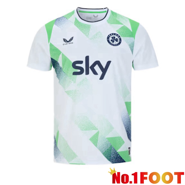 Ireland Away Soccer Jersey White World Cup 2026