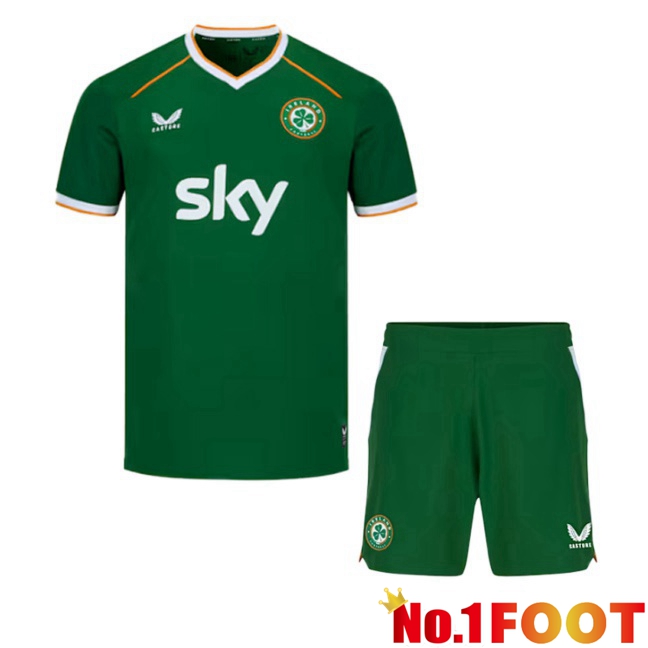 Ireland Kids Home Soccer Jersey Green World Cup 2026