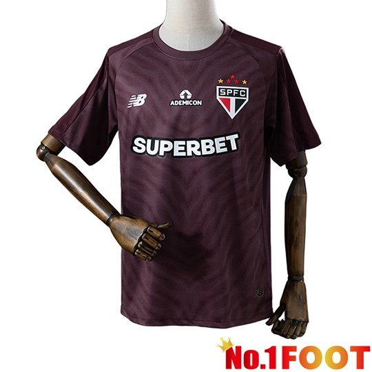 Sao Paulo FC Goalkeeper Soccer Jersey Brown 2026/2027