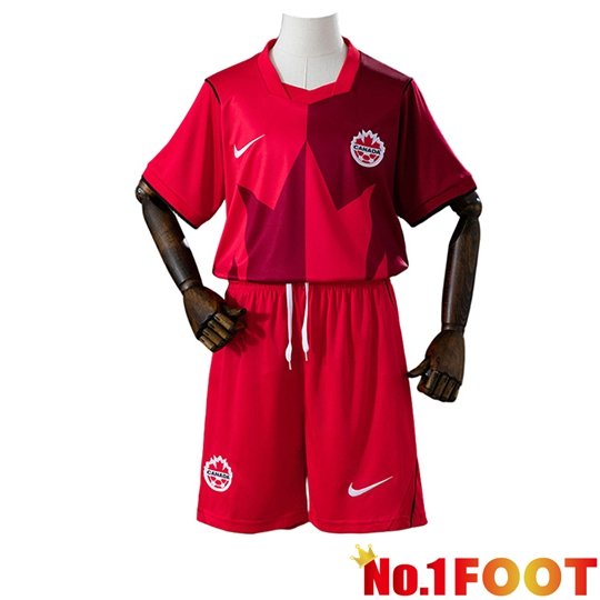 Canada Kids Home Soccer Jersey World Cup 2026